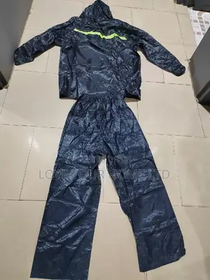 Raincoat Suit With Reflective Strip – Top & Down Rainwear