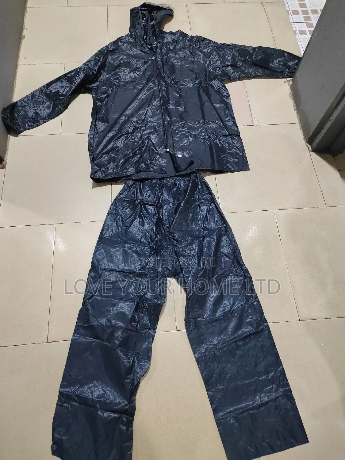 Raincoat Suit With Reflective Strip – Top & Down Rainwear