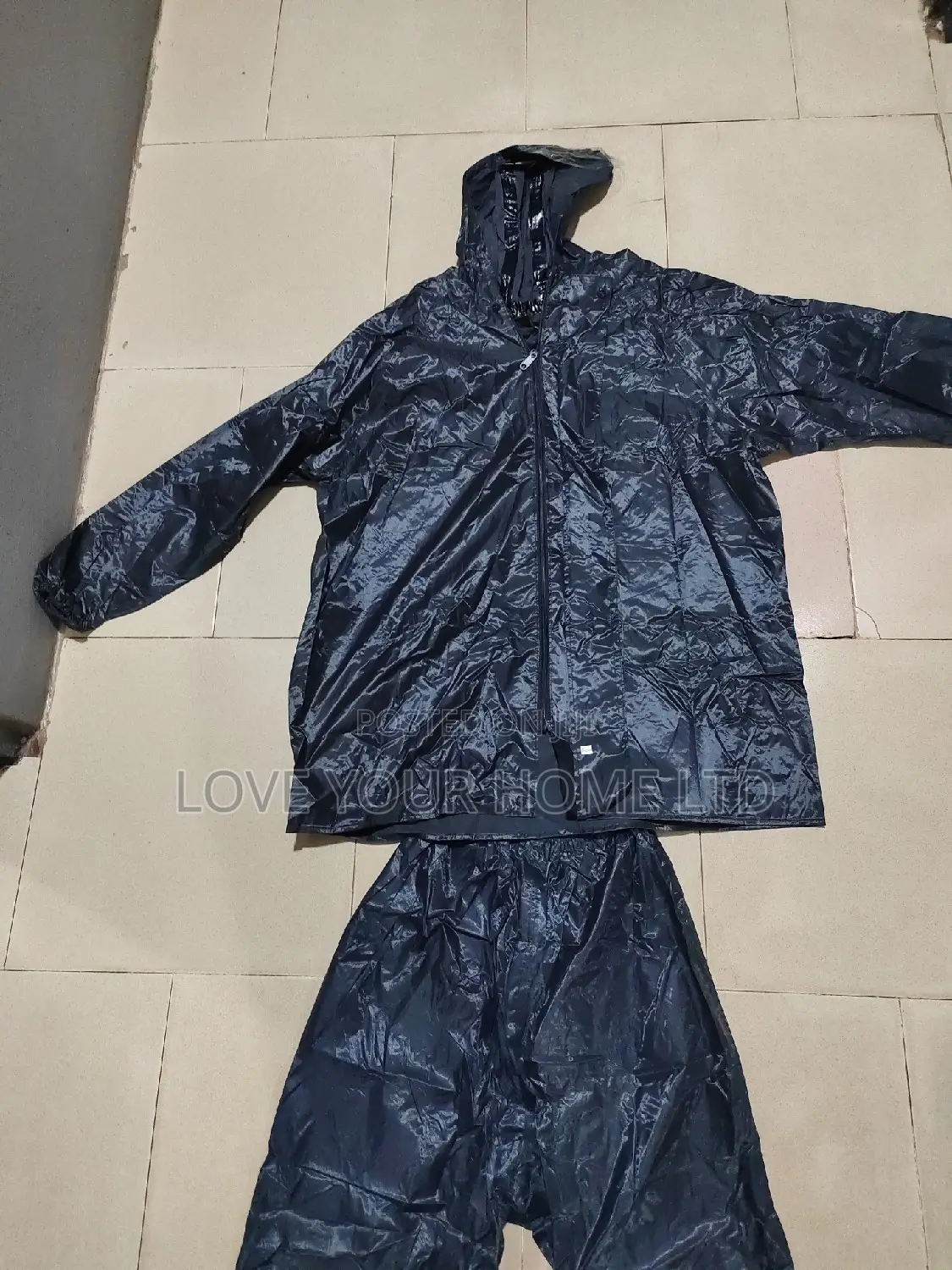 Raincoat Suit With Reflective Strip – Top & Down Rainwear
