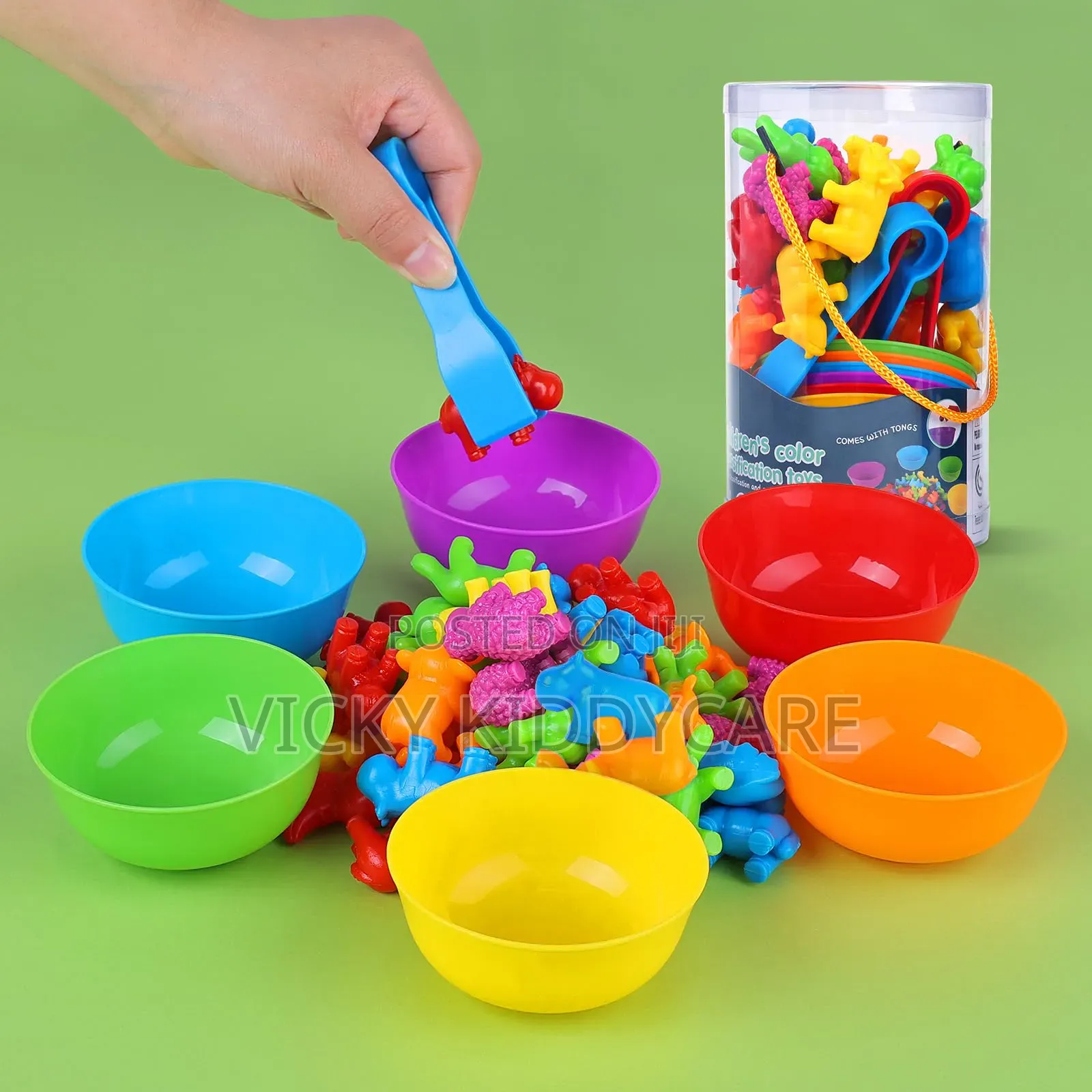 Color Sorting and Counting Animals Toys for Toddlers 3,4,5,6 Years