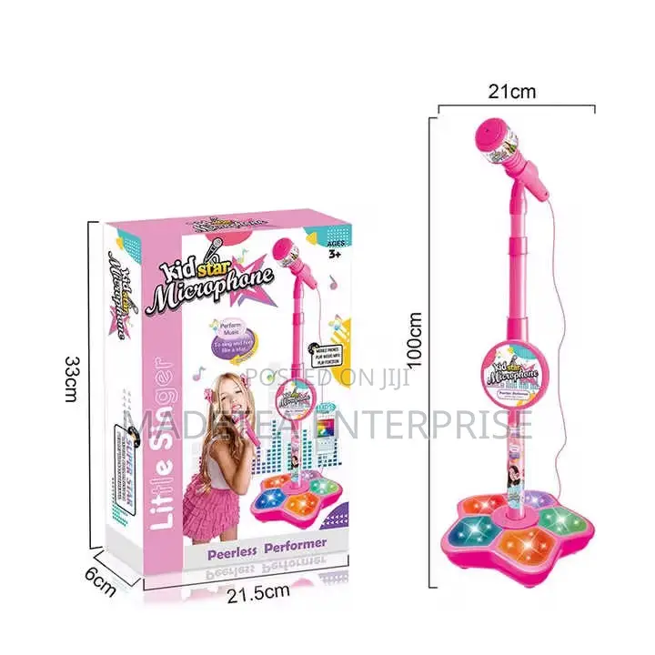 Kids Star Microphone With Lights Music – Little Superstar