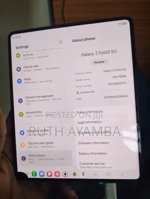 Samsung Galaxy Z Fold 3 256 GB Black