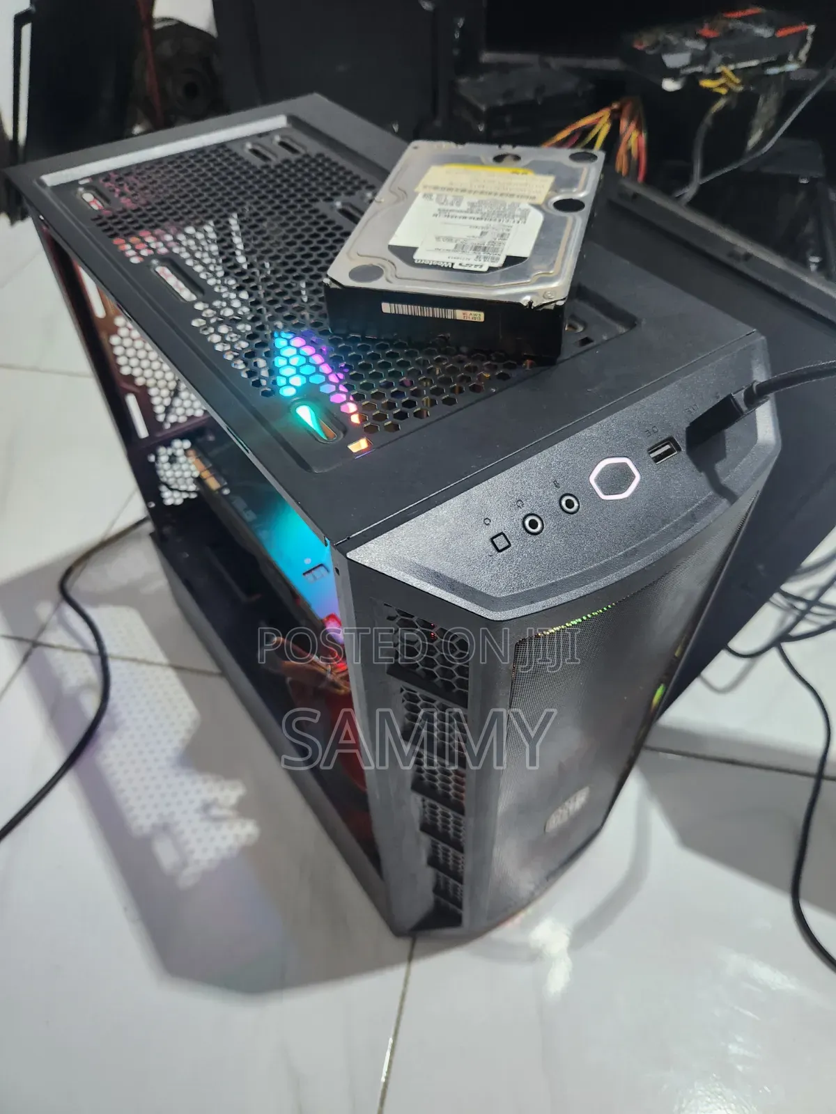 Cooler Master Micro Atx Gaming Case With Two Argb Fans