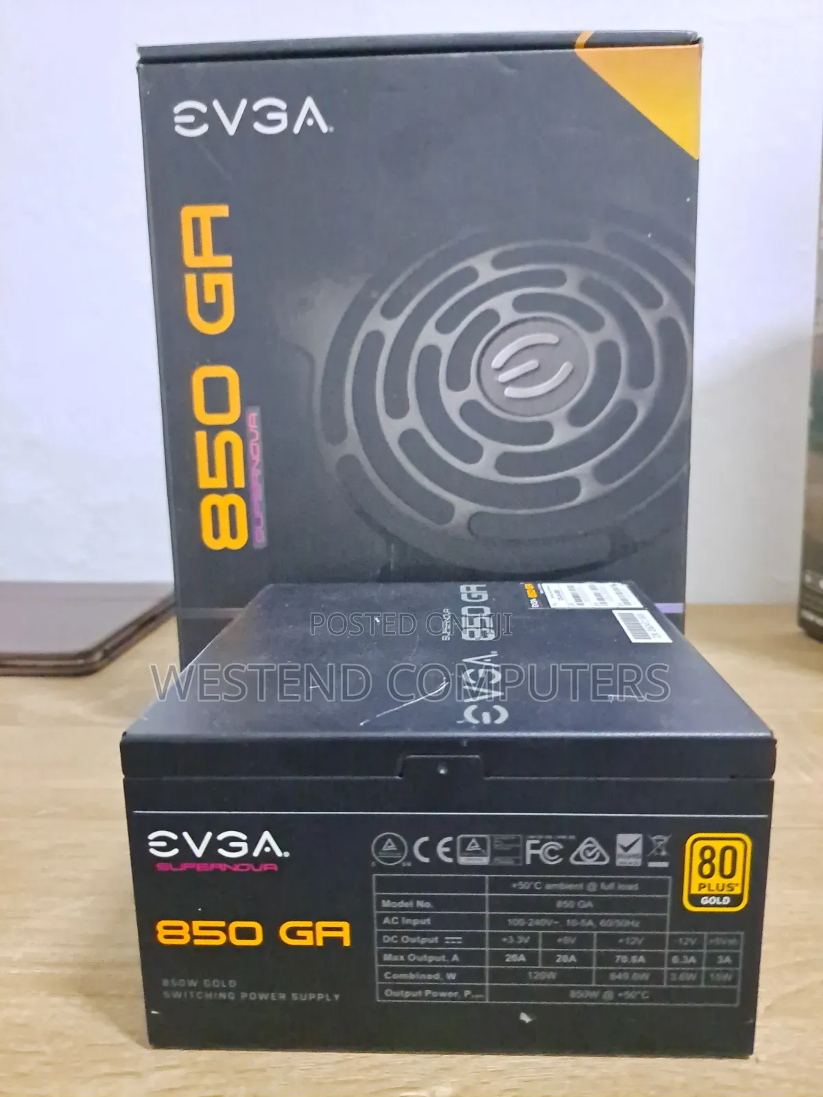 Evga Supernova 850 Ga Power Supply Unit