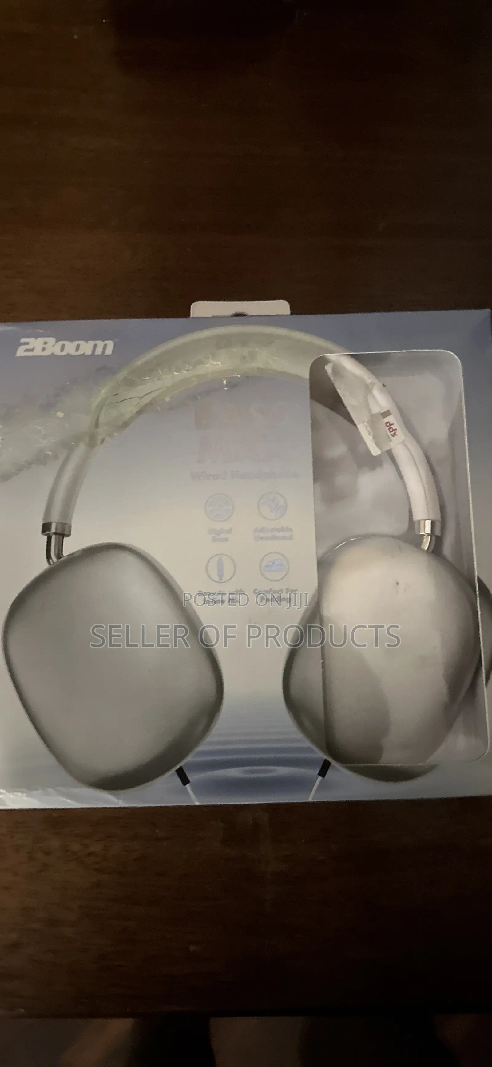 Brand New 2boom Bassmax Wired Headphones (Sealed)