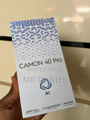 New Tecno Camon 40 Pro 5G 256 GB Black