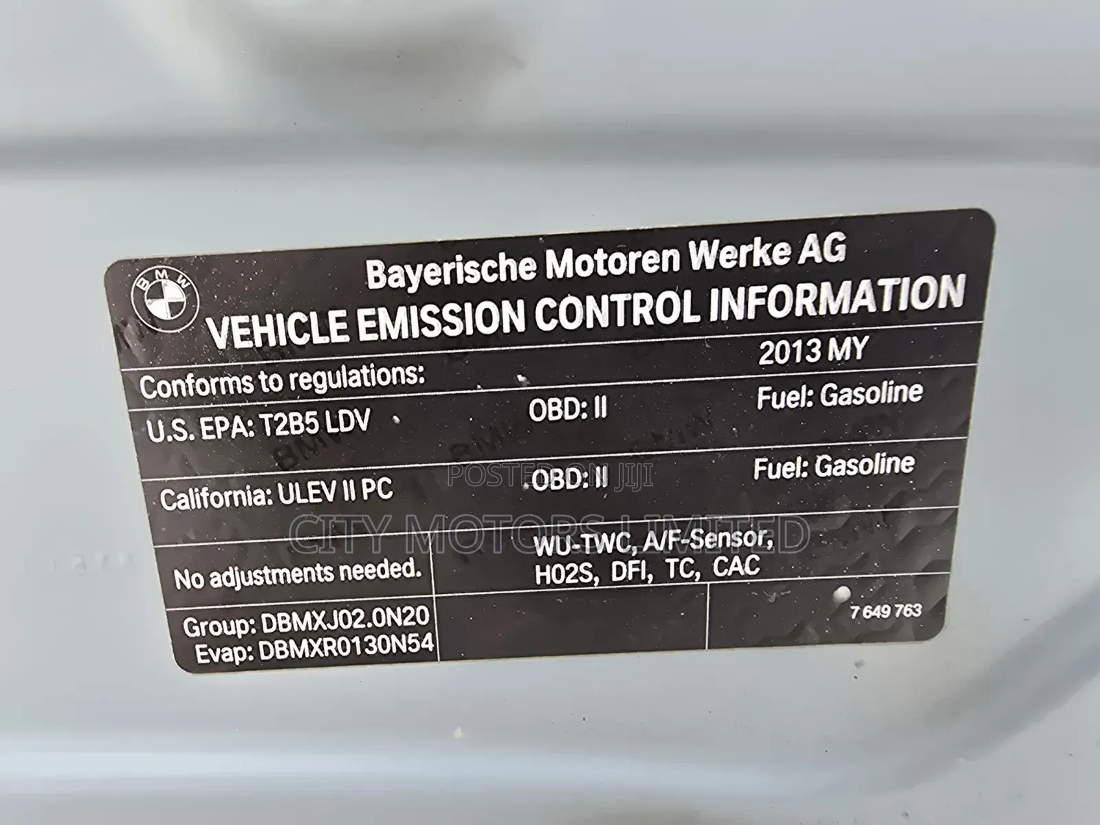 BMW 328i 2013 Blue