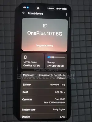 OnePlus 10T 128 GB Black