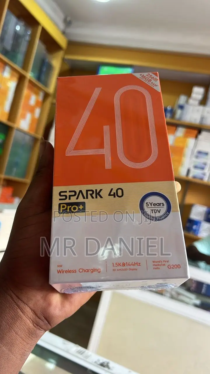 New Tecno Spark 40 Pro+ 256 GB Gray
