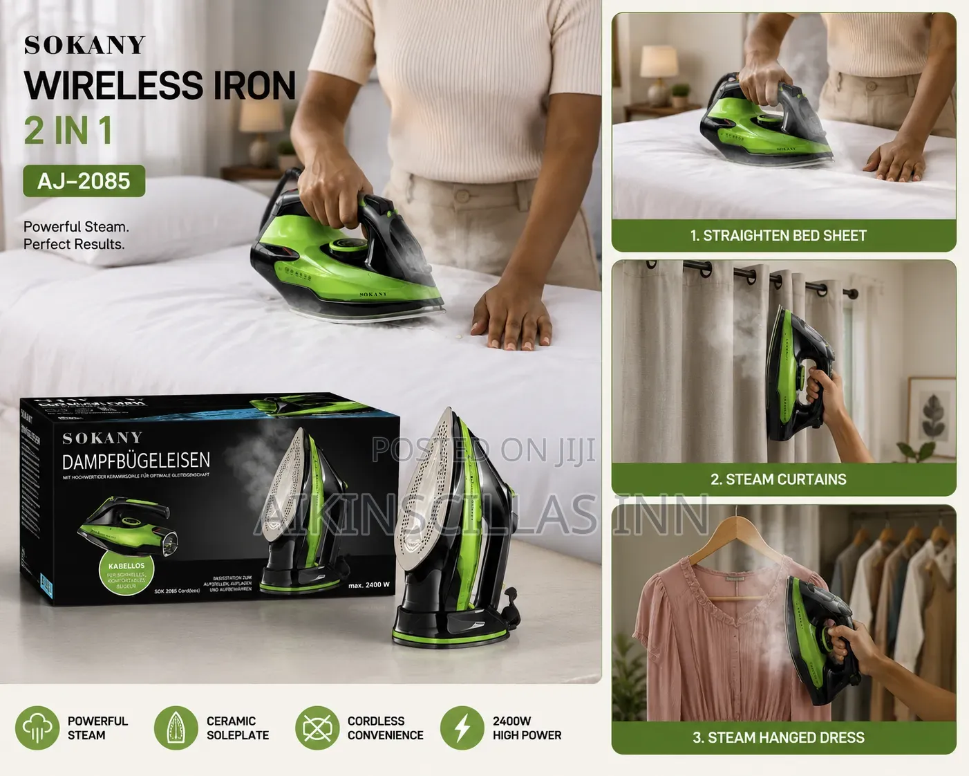 Sokany Cordless Iron