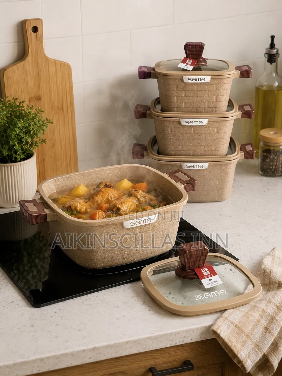 10pcs Granite Cookware/ Casserole Set