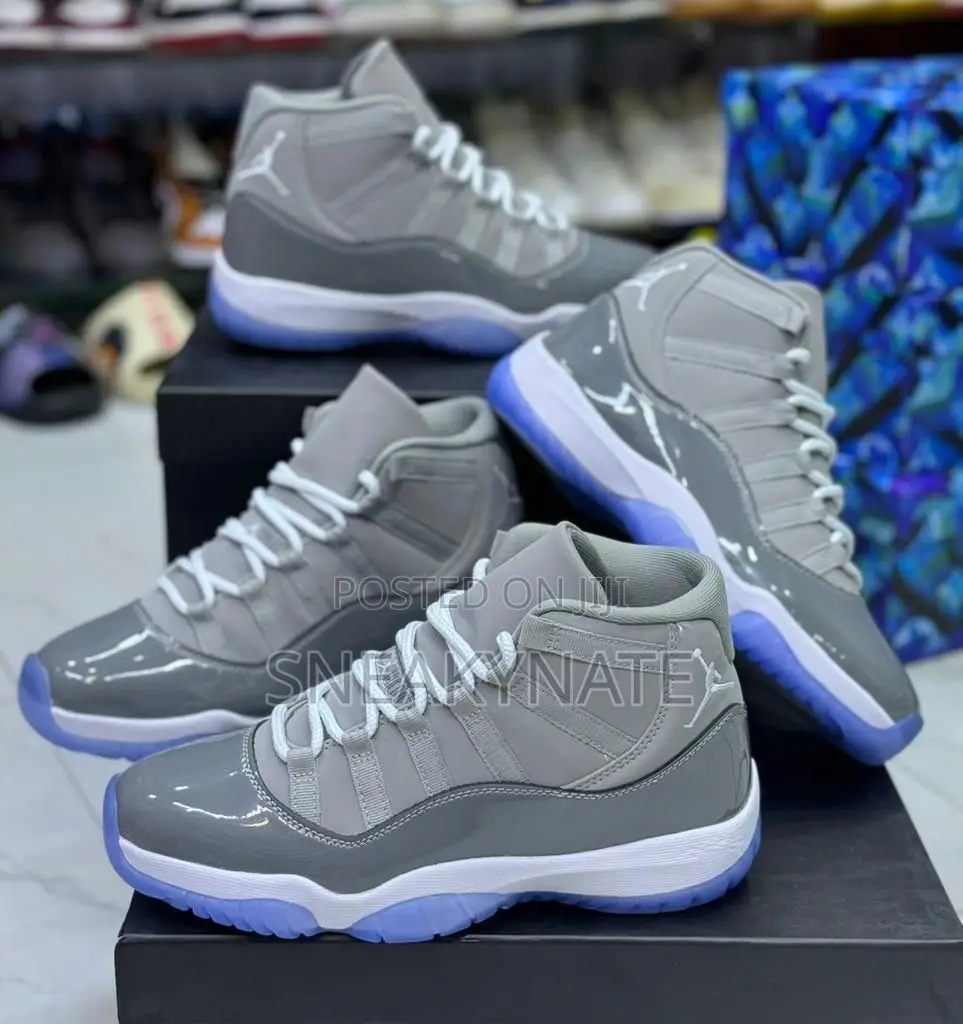 Cool Gray Jordan 11 Sneakers