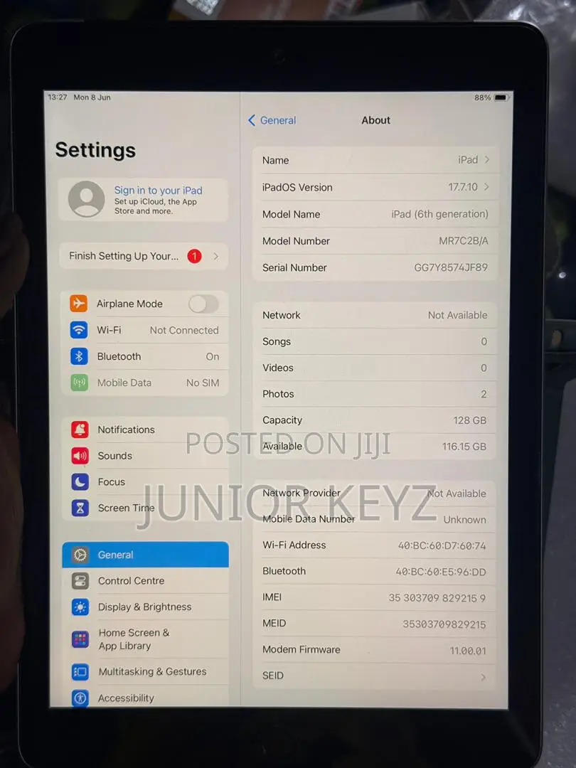 Apple iPad 9.7 128 GB Silver