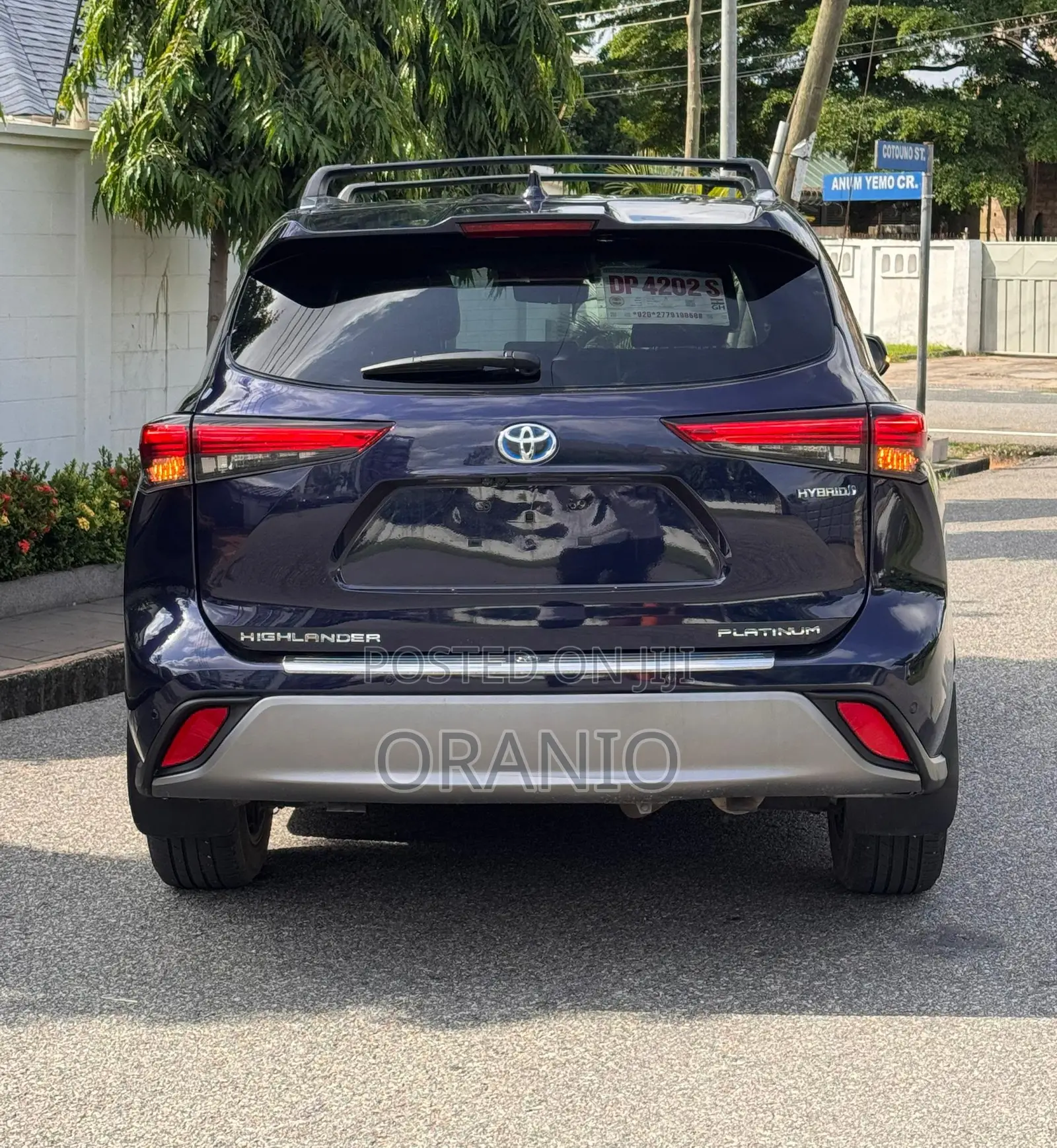 Toyota Highlander Platinum 2022 Blue