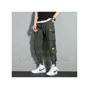 Men’S Overalls Ankle Pants - Casual Work Trousers