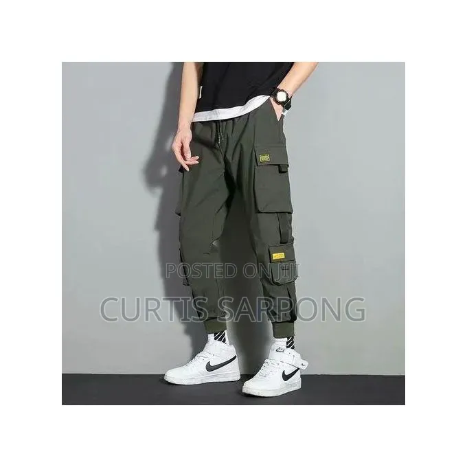 Men’S Overalls Ankle Pants - Casual Work Trousers
