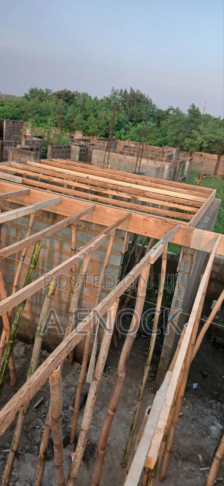 Carpenter With Plywood, Board, 2 by 4, Bamboo for Rent
