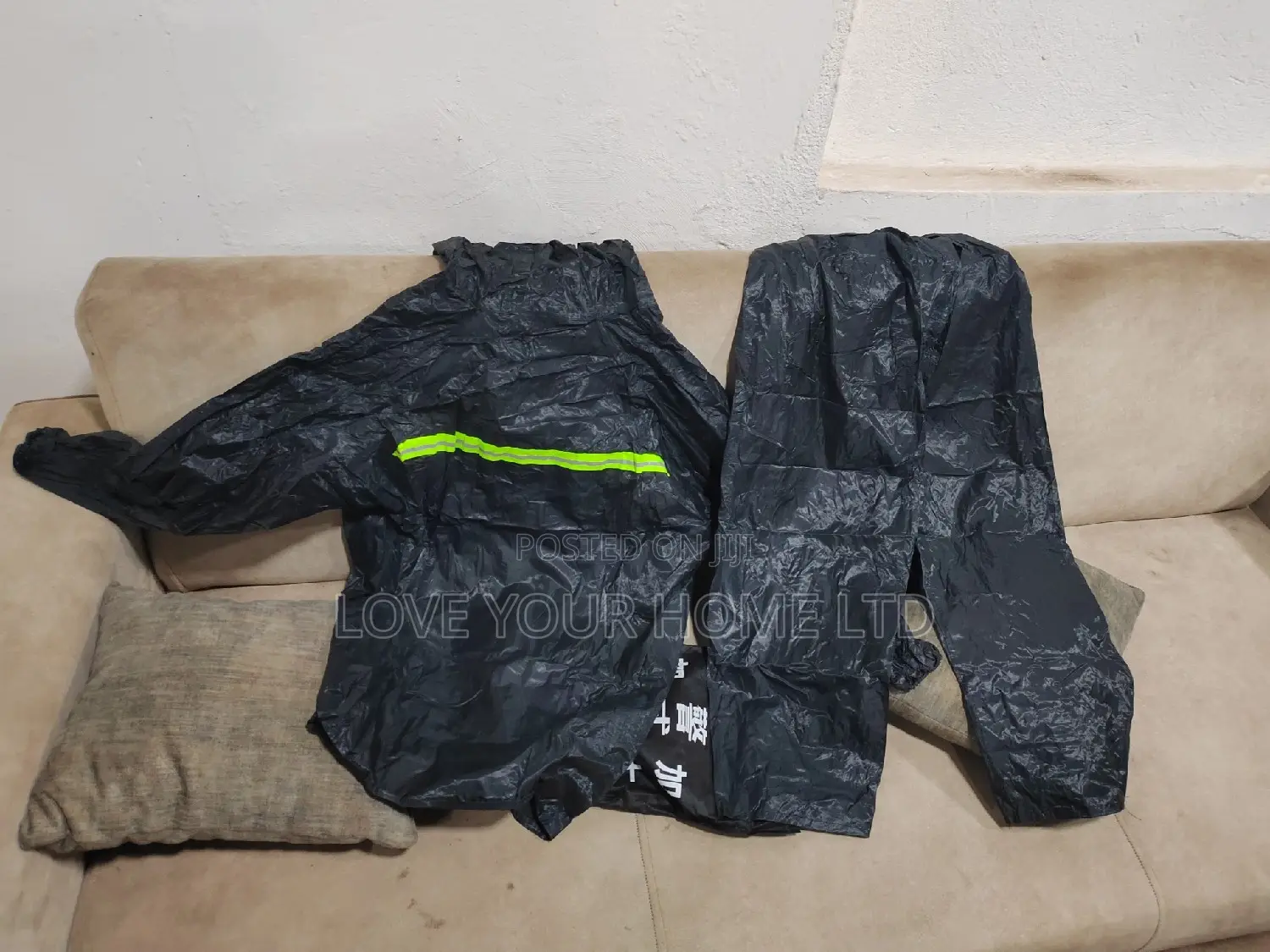 Raincoat Suit With Reflective Strip – Top & Down Rainwear