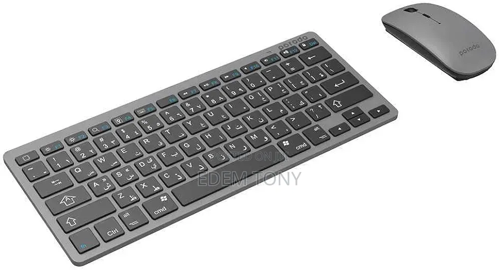 Super Slim Portable Rechargeable Bluetooth Keyboard Mouse Combo