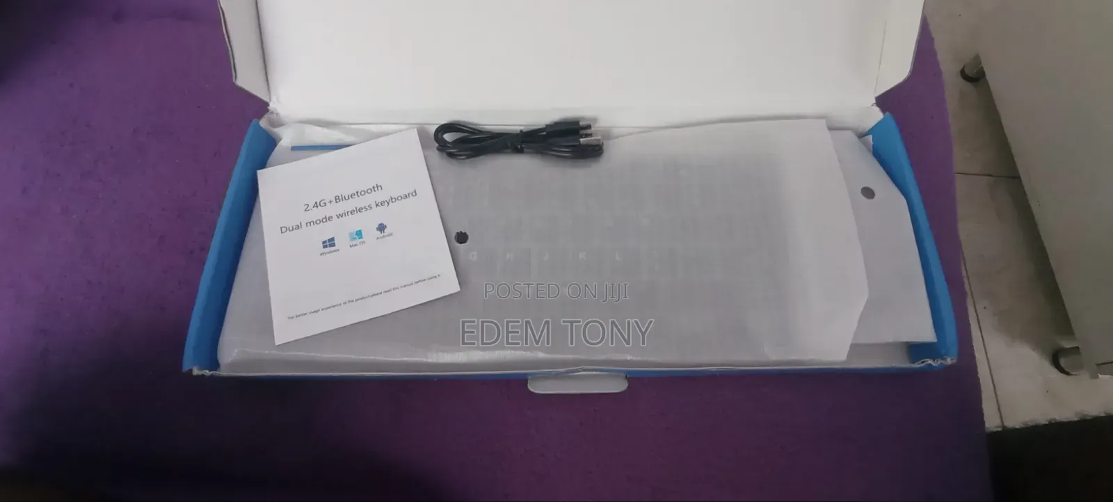 Super Slim Portable Rechargeable Bluetooth Keyboard Mouse Combo