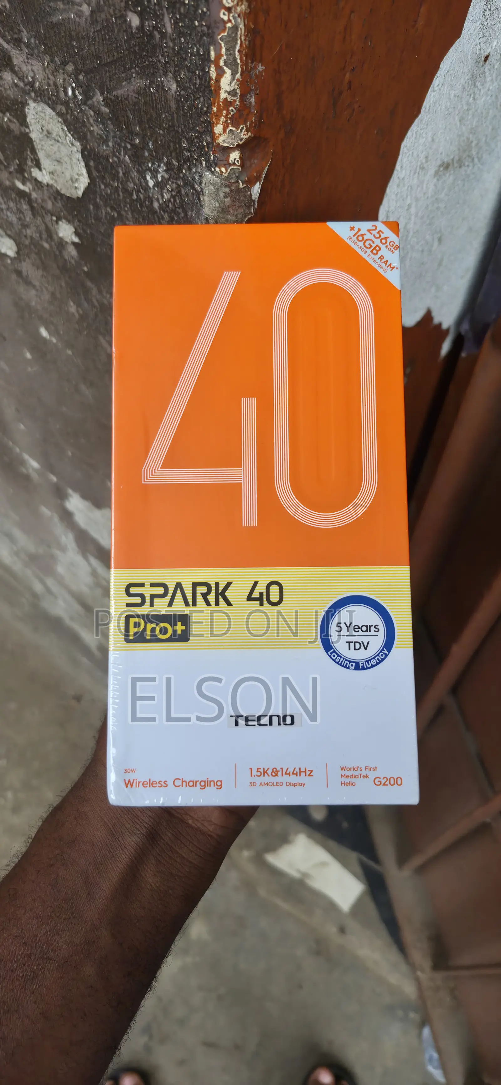 New Tecno Spark 40 Pro+ 256 GB Black