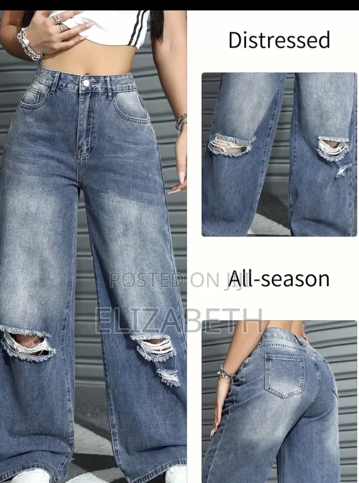 Ladies Baggy Jeans