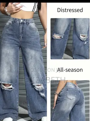 Ladies Baggy Jeans