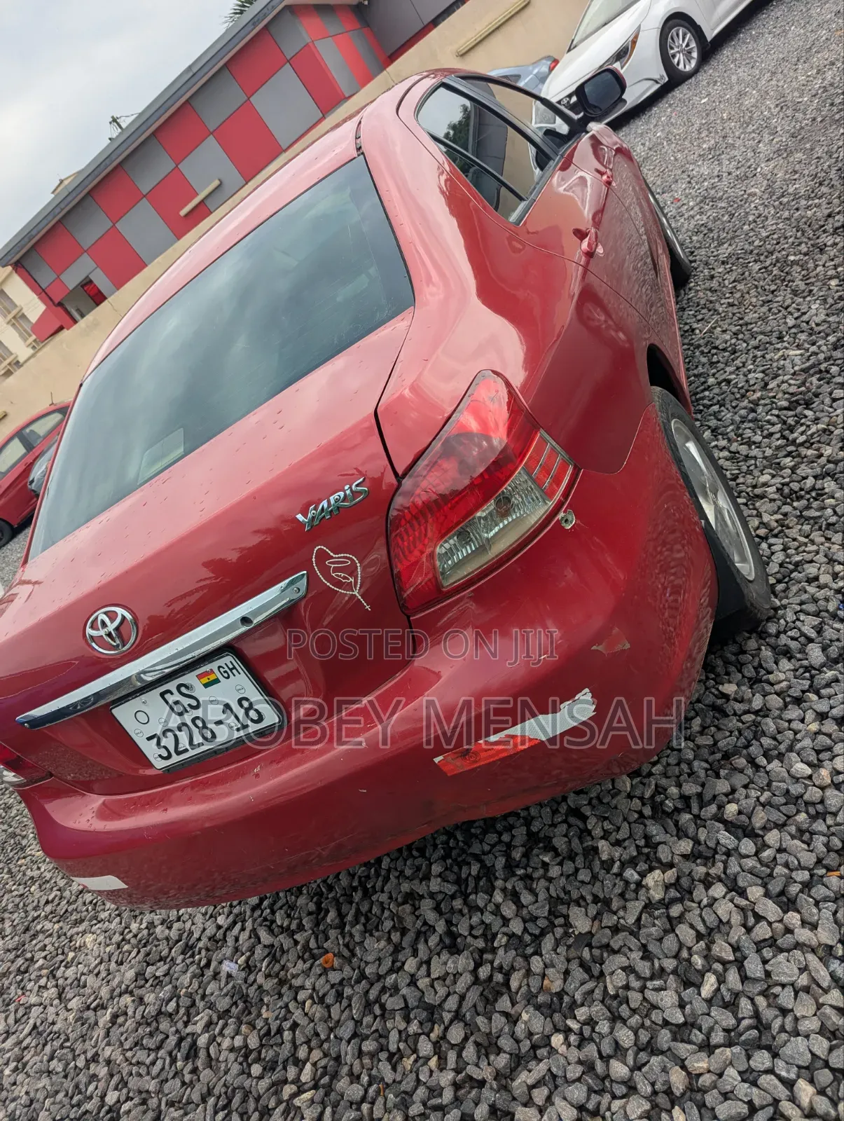 Toyota Yaris 1.5 Sedan 2008 Red
