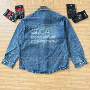 Men Denim Top Long Sleeves
