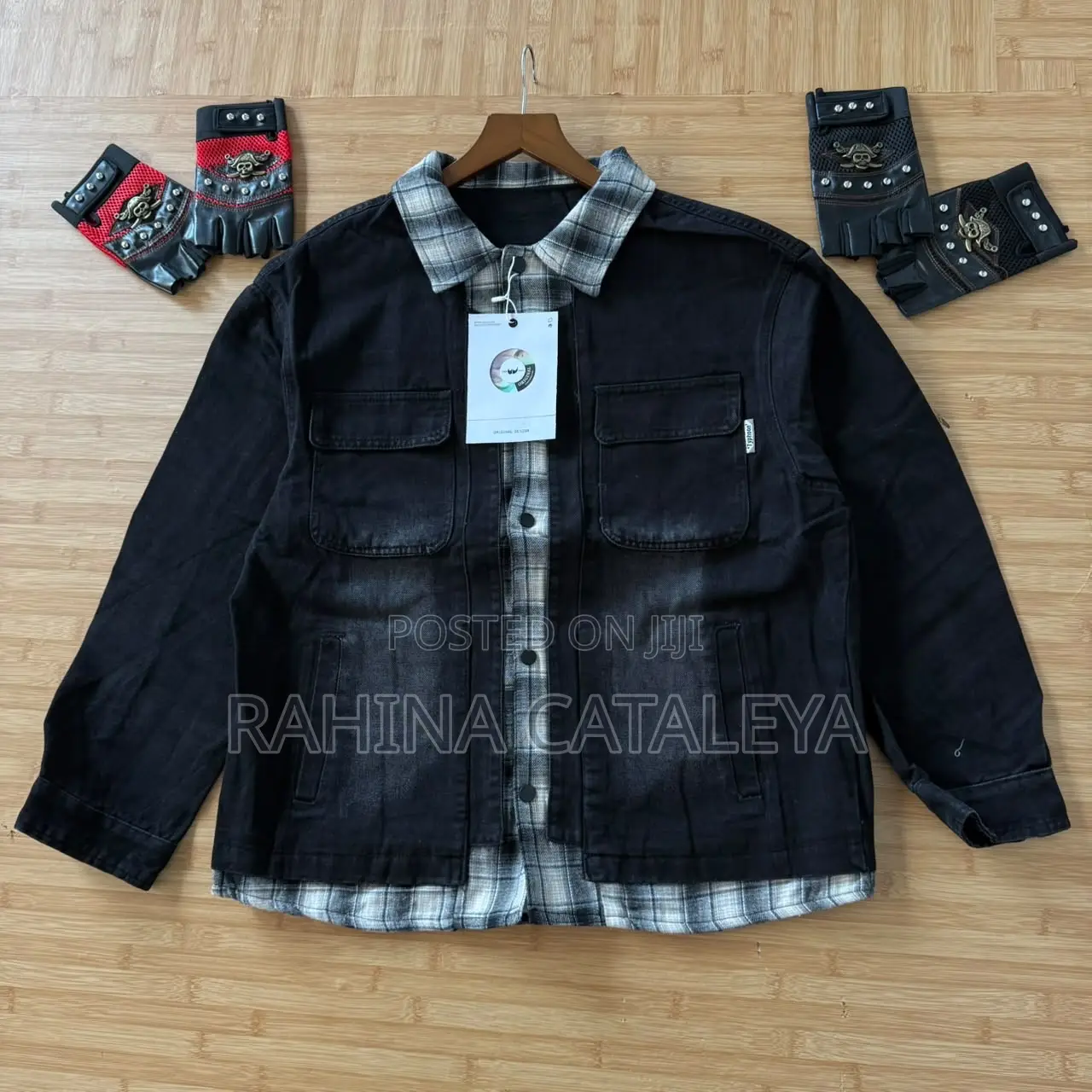 Men Denim Top Long Sleeves