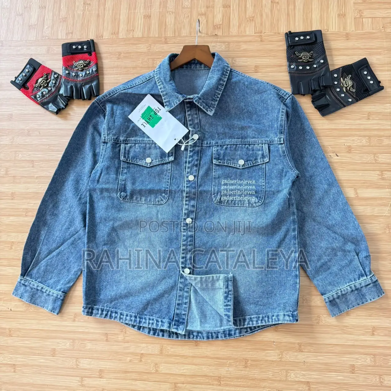 Men Denim Top Long Sleeves