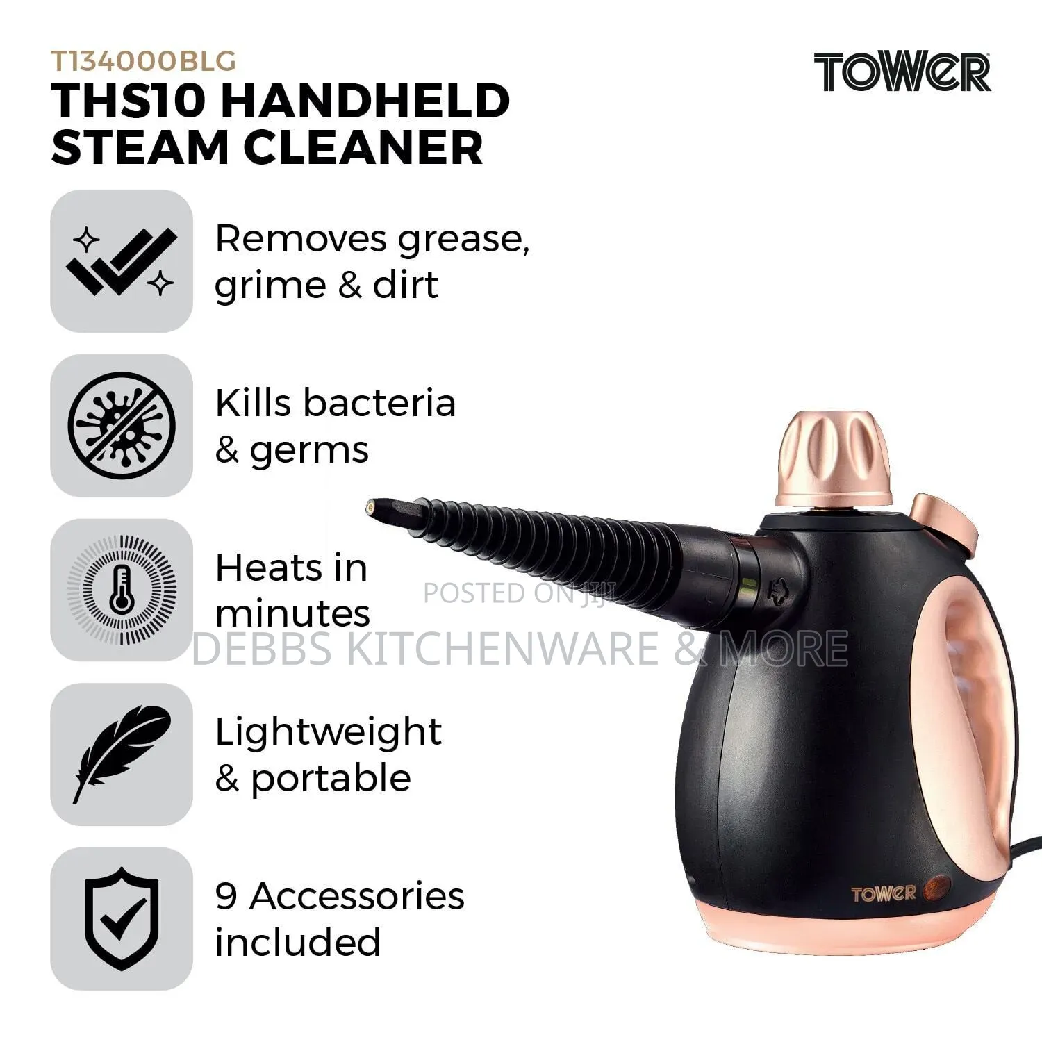 Tower Handheld Steam Cleaner Uk