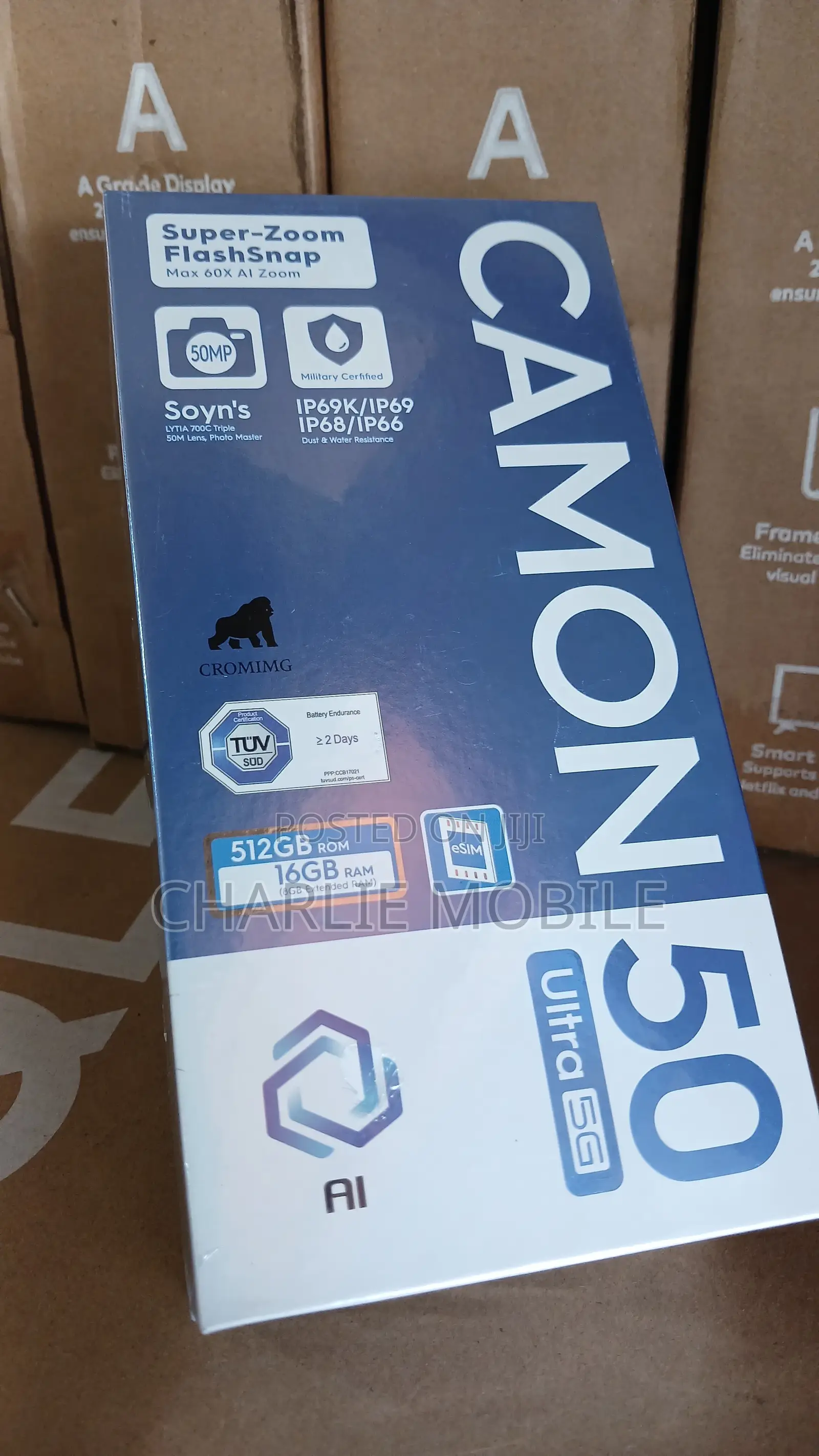 New Tecno Camon 50 Ultra 512 GB Blue