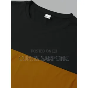 Men’S Summer Contrast T-Shirt – Casual Sports Style