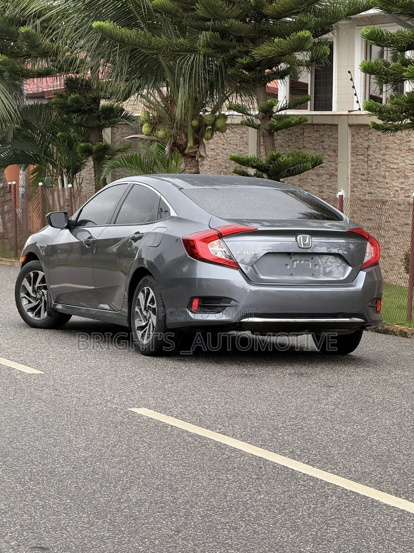 Honda Civic EX 2021 Gray