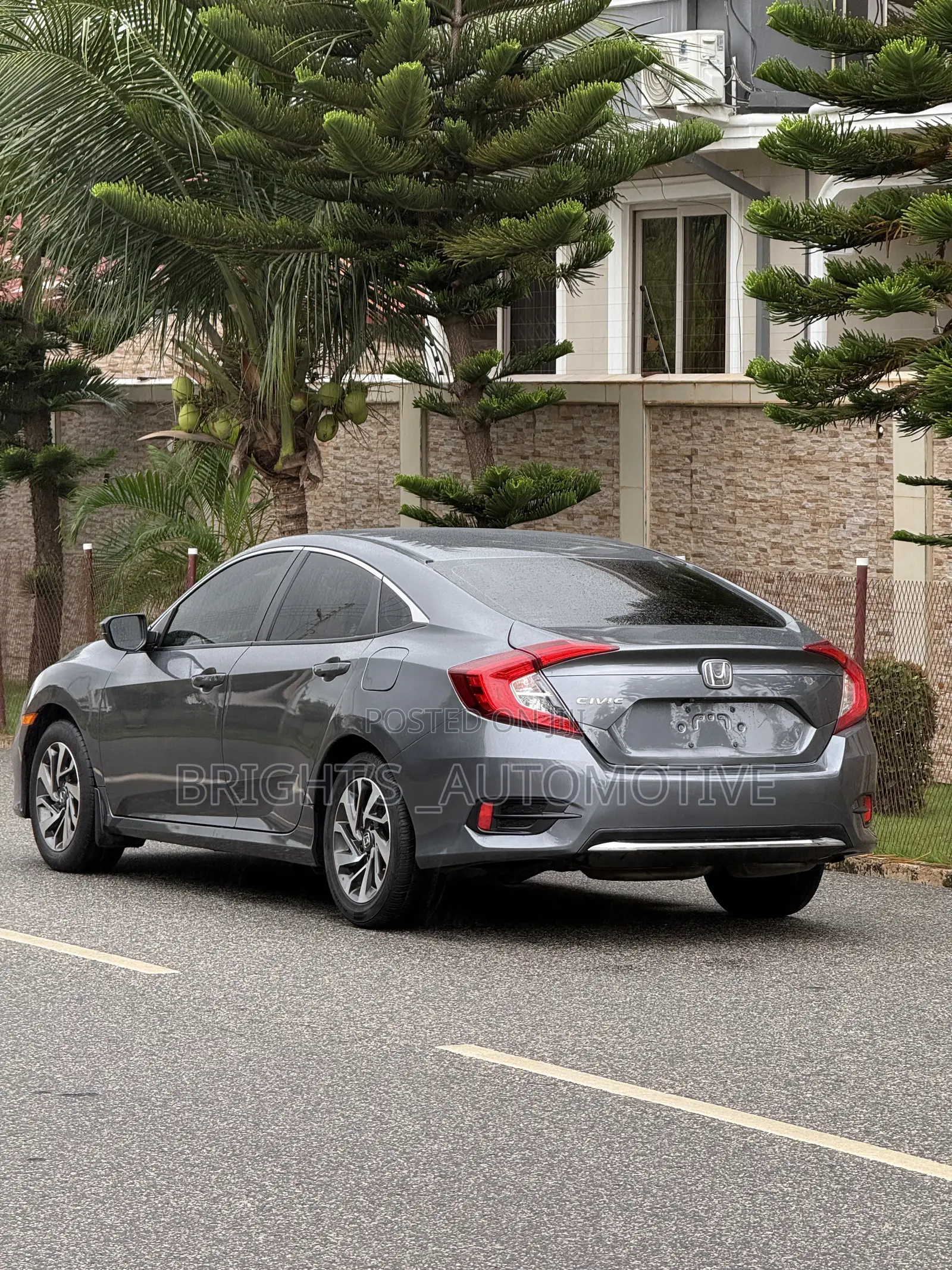 Honda Civic EX 2021 Gray