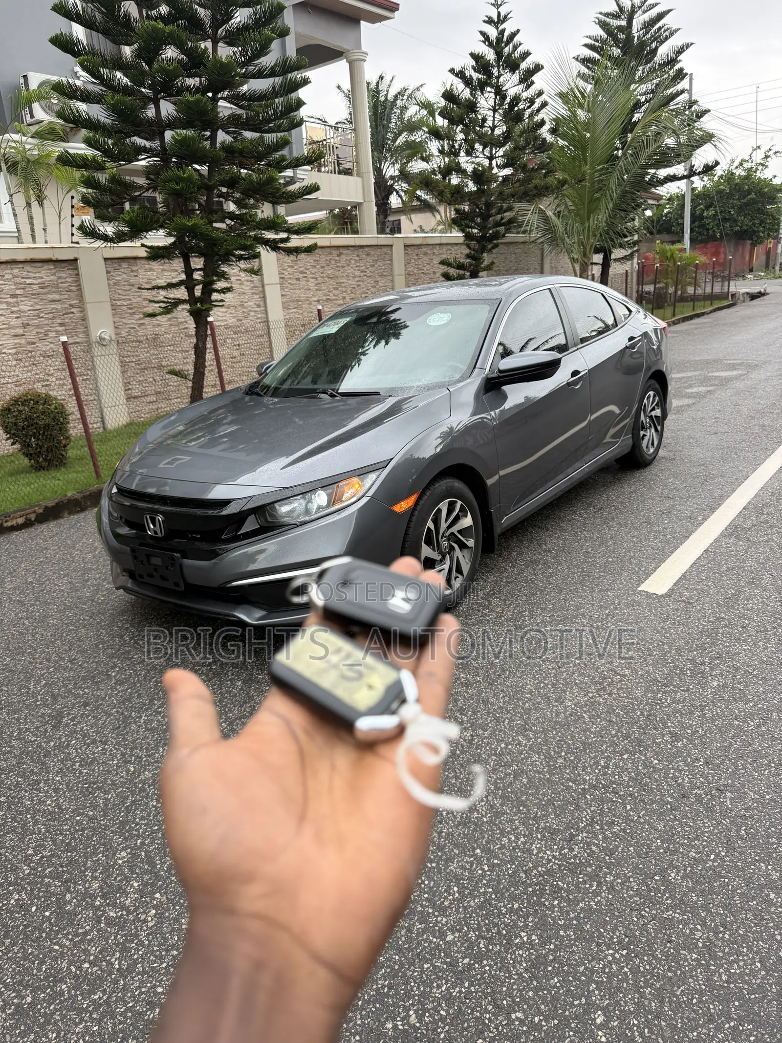 Honda Civic EX 2021 Gray