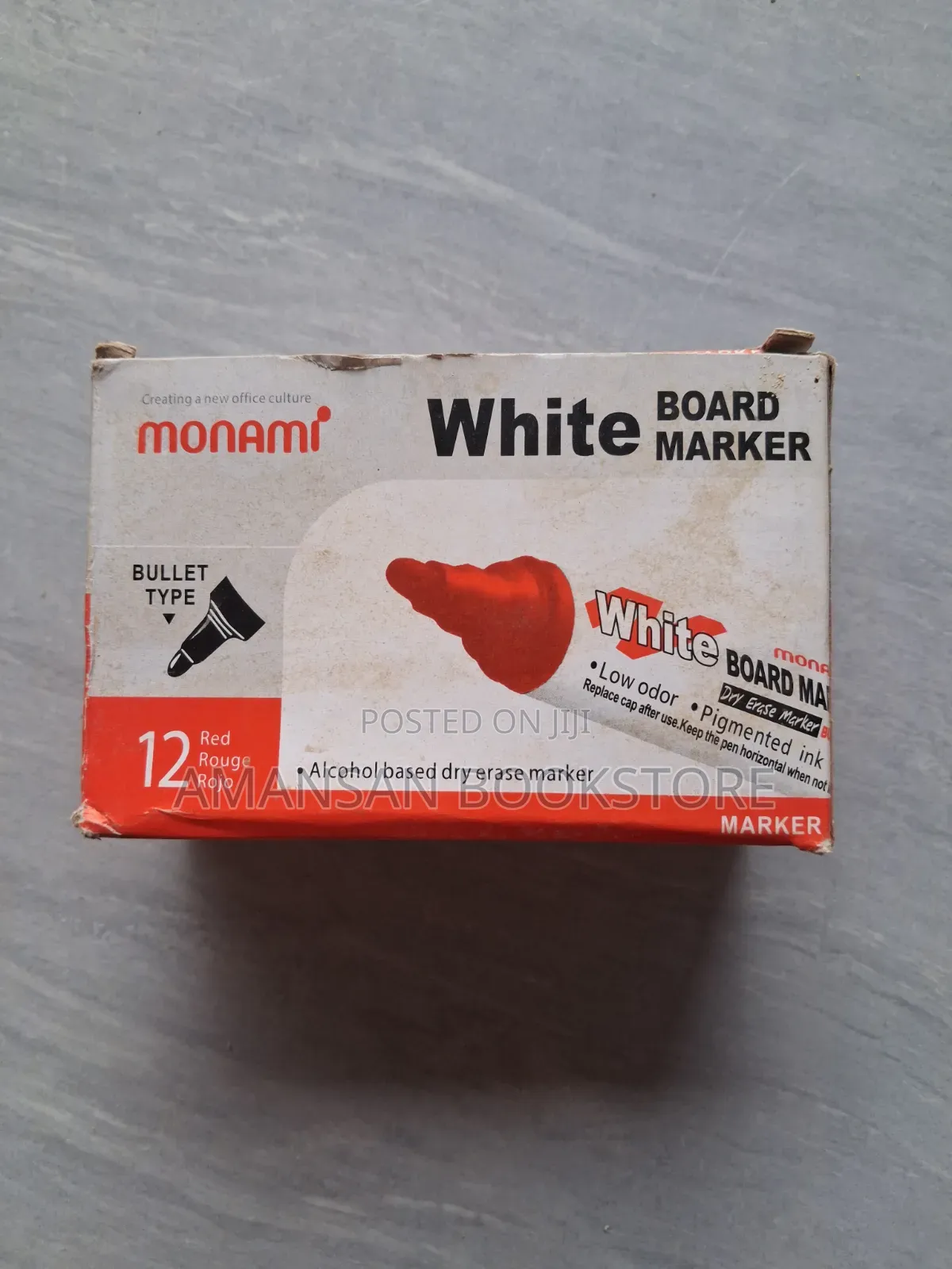 Monami Whiteboard Marker (Red)