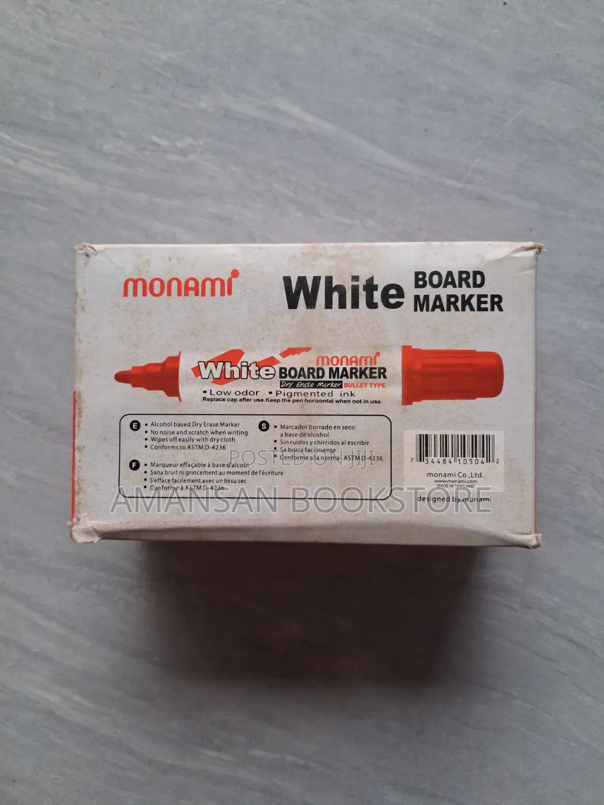 Monami Whiteboard Marker (Red)