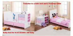 Baby Convertible Baby Cot to Toddler Bed