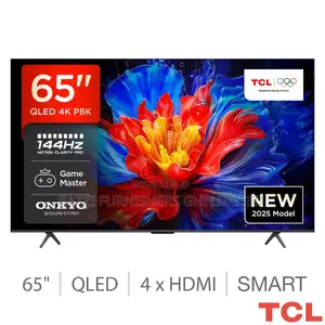 144 Hz - 288 Hz Perfect Gaming Tv TCL 65 Inches Smart Satellite Uhd