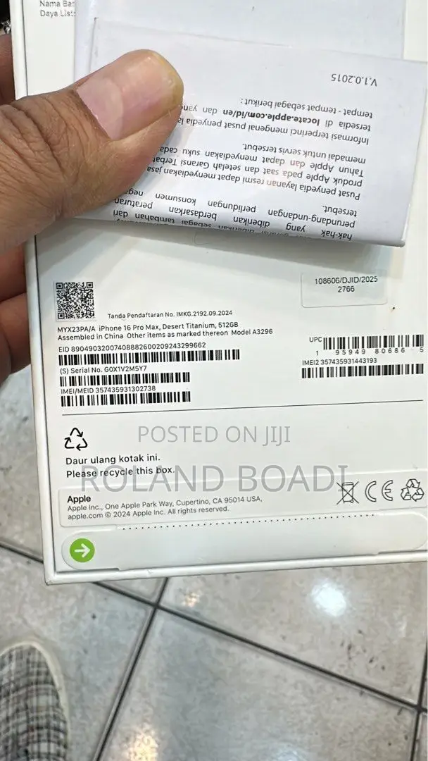 New Apple iPhone 16 Pro Max 1 TB Black