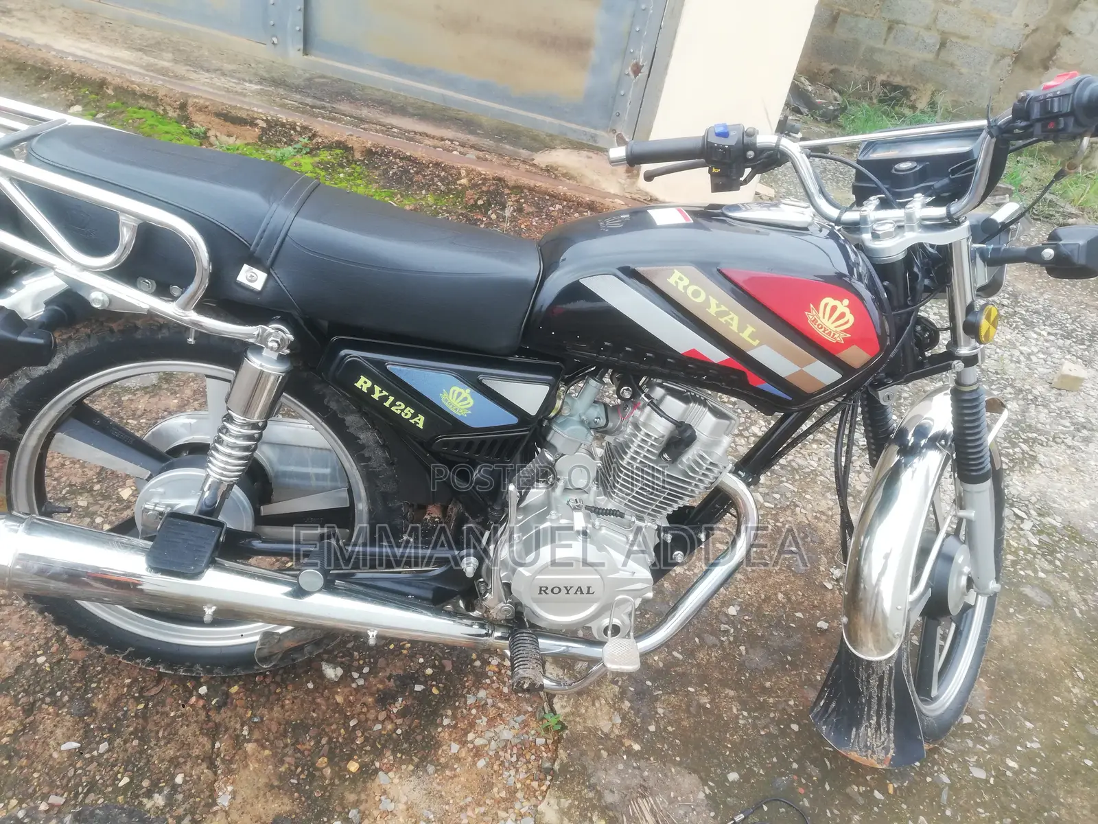 New Royal RY125 2026 Black