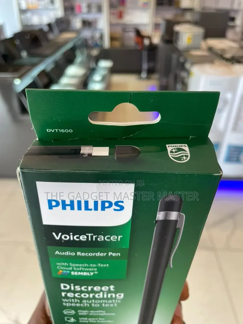 Philips Dvt1600 Voicetracer Audio Recorder Pen