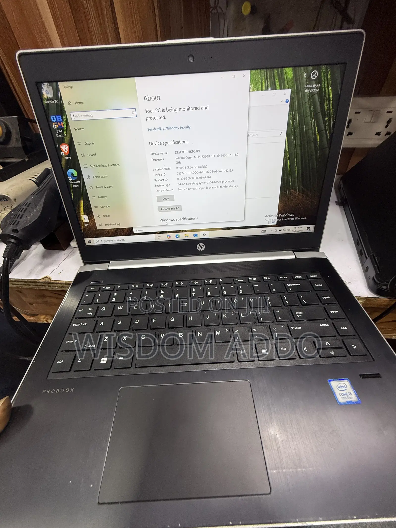 Laptop HP ProBook 11 x360 G3 EE 8GB Intel Core i5 SSD 256GB