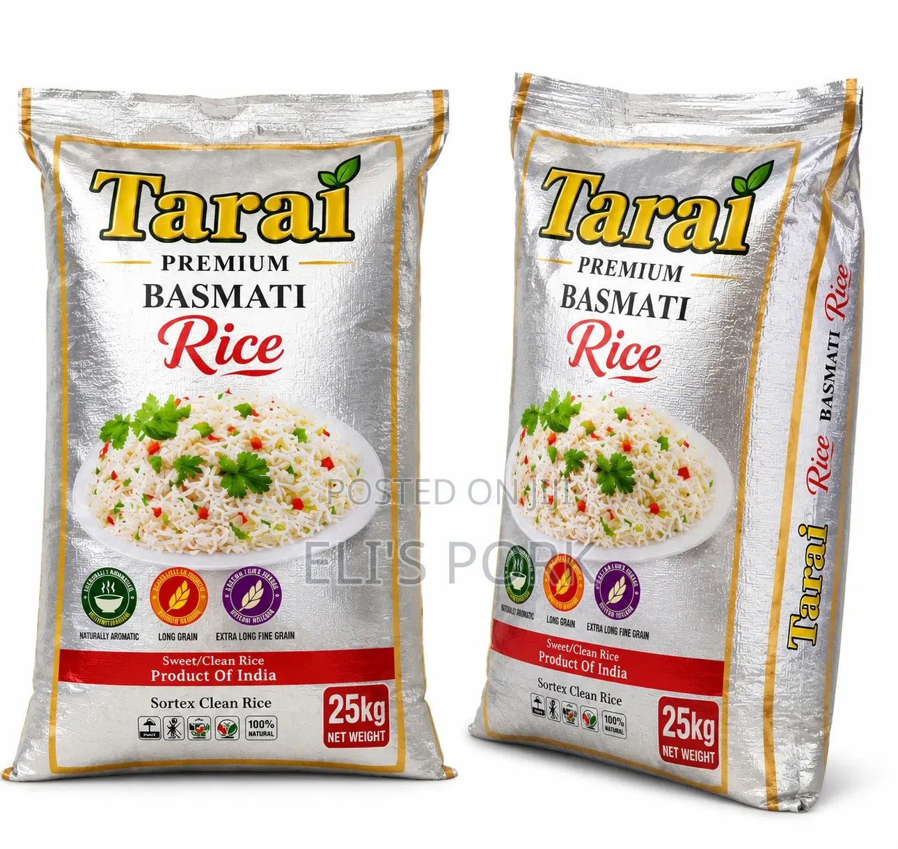 Premium Tarai Basmati Rice – 25kg