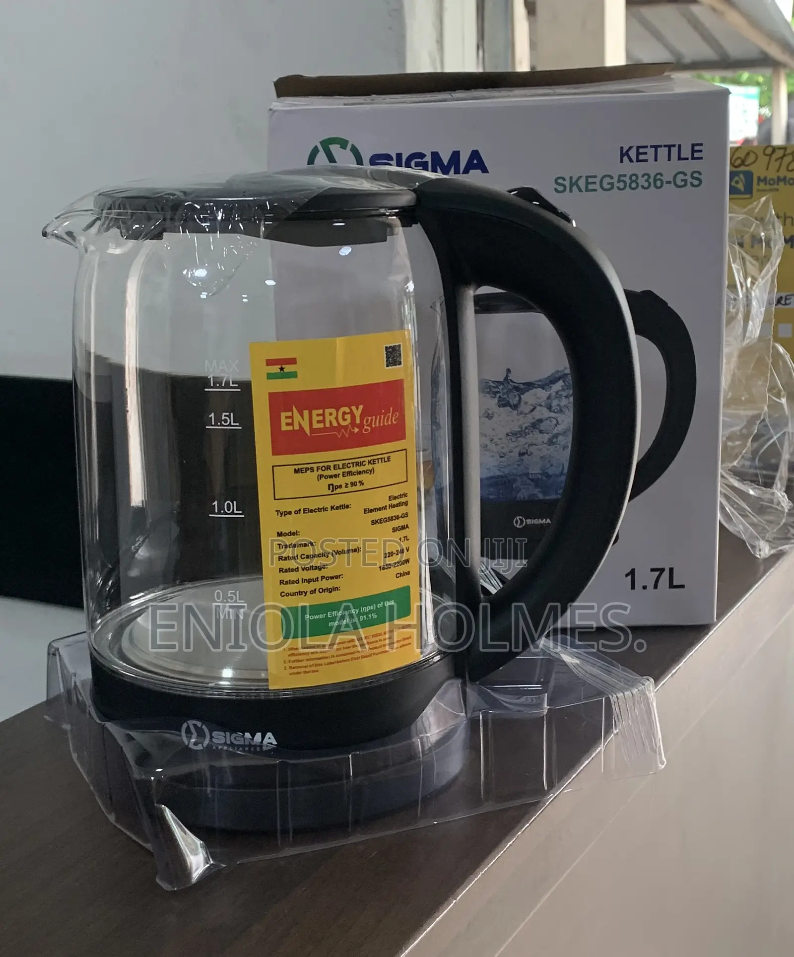 Transparent Glass Water Kettle