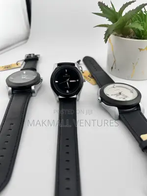 Delux Men and Ladies Leather Watches