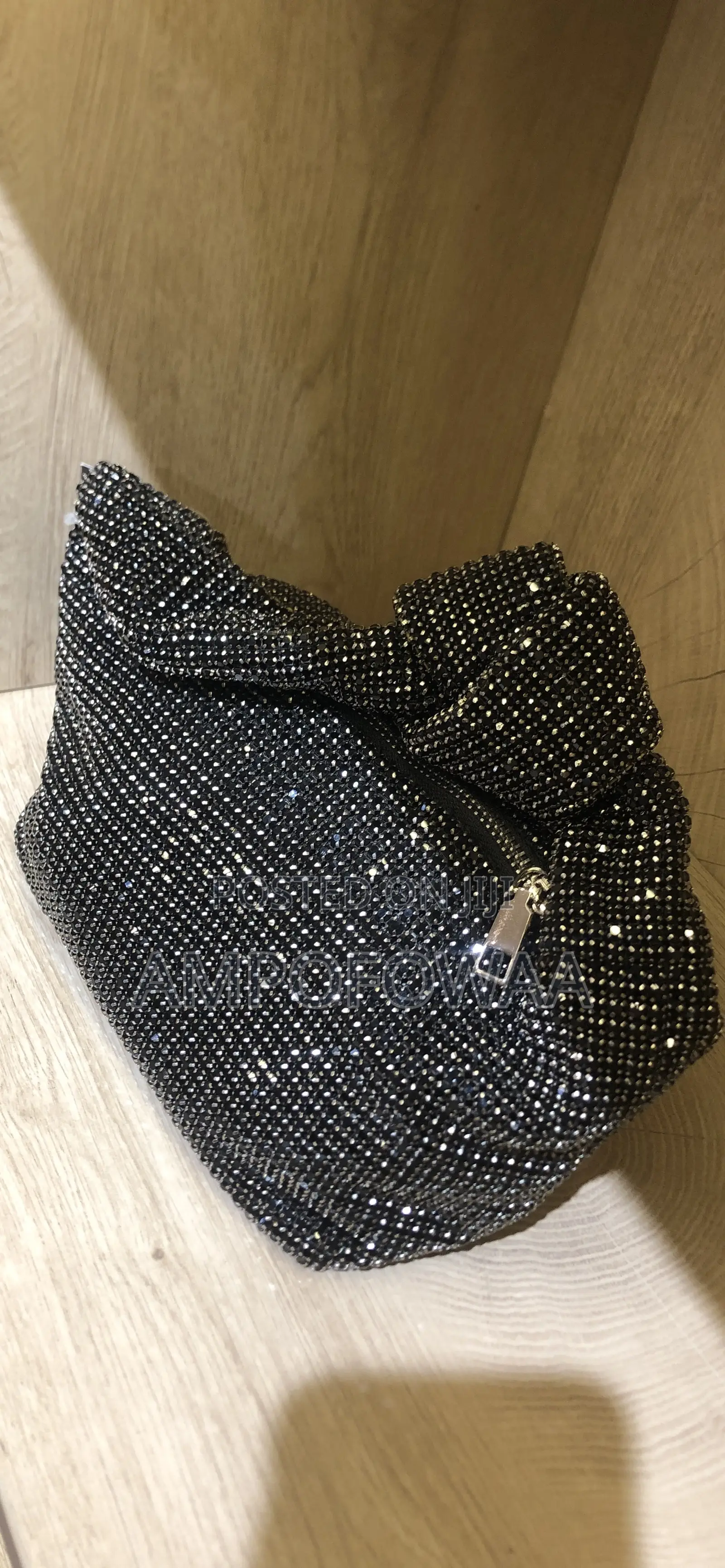 Rhinestone Knotted Bag