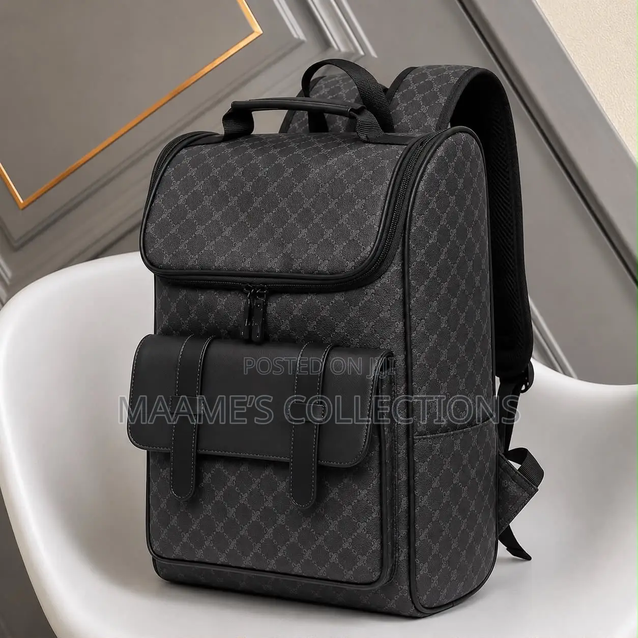 Solid Leather Backpack